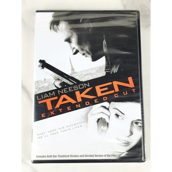 Movie Taken DVD New Sealed Extended Cut Liam Neeson 2008 Widescreen Dolby - Picture 1 of 10